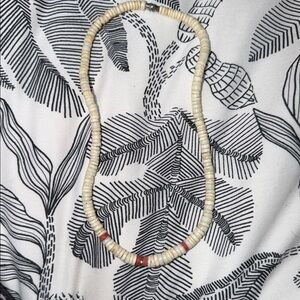 Puka shells cream and pink shell Beaded Necklace